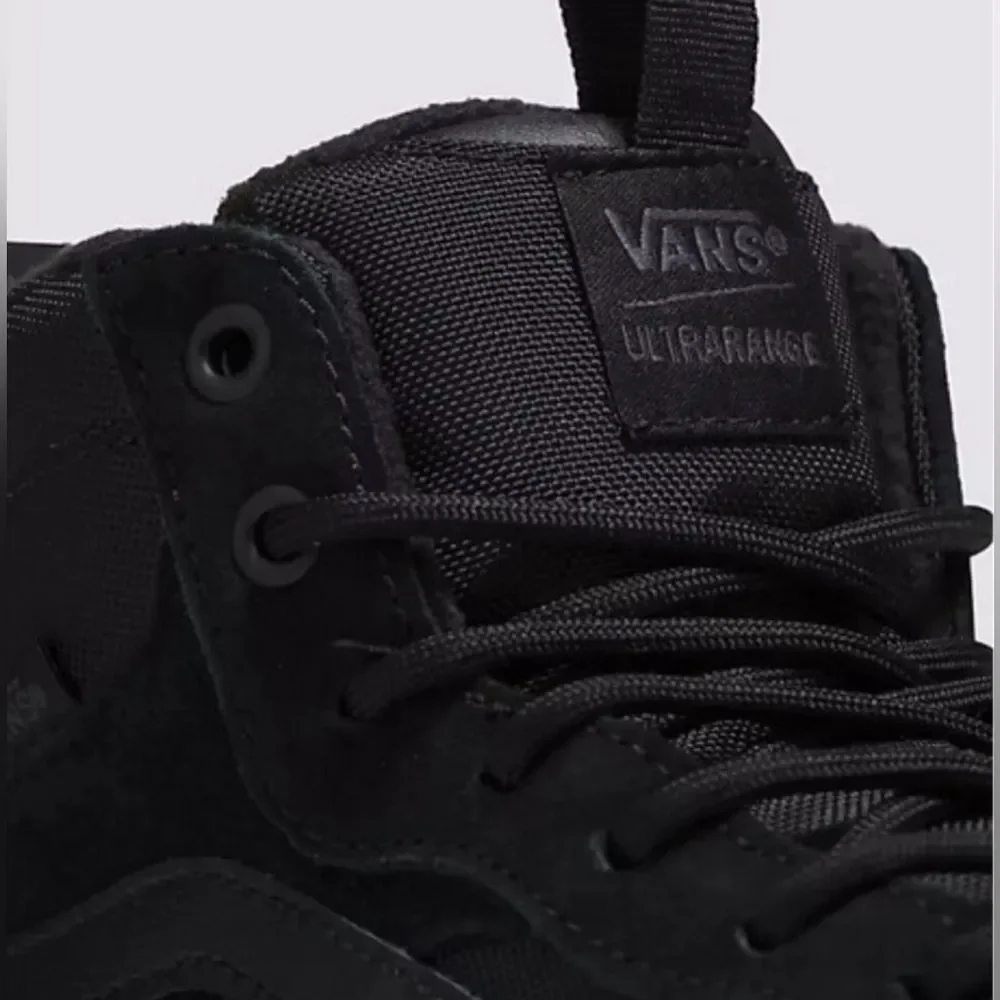 Vans MTE Black High-Top Athletic Shoes with Gum Outsole